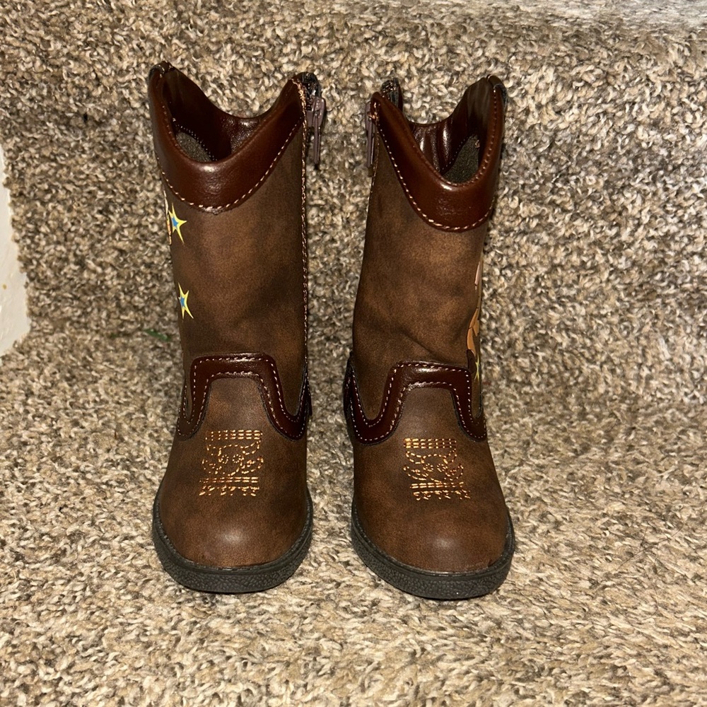 Boys Disney Toy Story Woody Cowboy Boots size 5